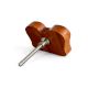Kids Handmade Acacia Wood Blue Elephant Knob